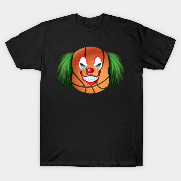 Creepy Clown Basketball Lovers Halloween T-shirt, Hoodie, SweatShirt, Long Sleeve