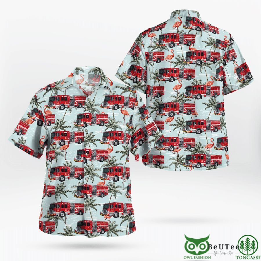 Crestwood Kentucky South Oldham Fire Protection District Hawaiian Shirt