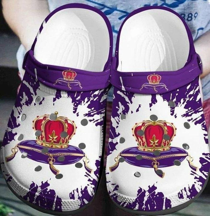 Crown Royal 102  Gift For  Lover Rubber Crocs Crocband Clogs, Comfy Footwear