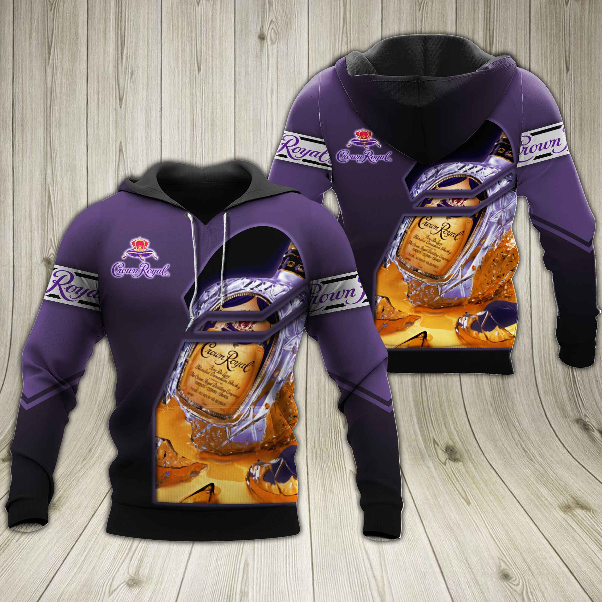 Crown Royal Purple hoodie 3D