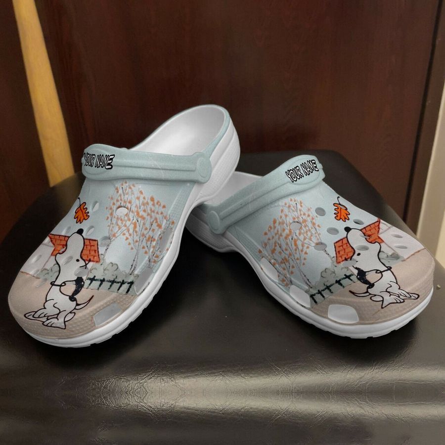 Custom Name Snoopy Gift Fan Crocs Crocband Clog Comfortable Water Shoes
