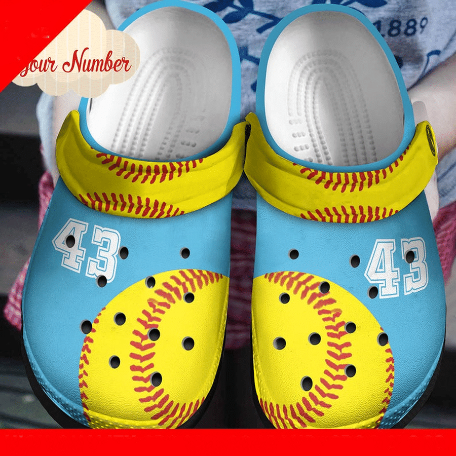 Custom Number Tennis Pattern Crocs Rubber Crocs Crocband Clogs Comfy Footwear Tl97 Personalized.png