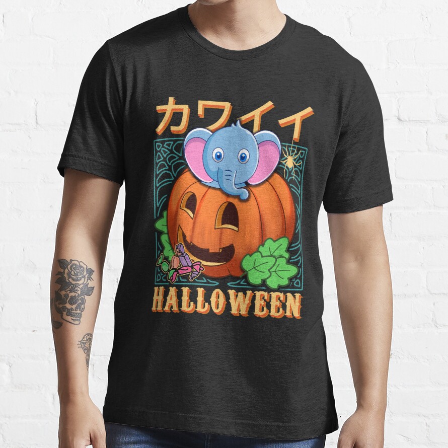 Cute Animals Halloween Pumpkin v16 - Happy Halloween Essential T-Shirt
