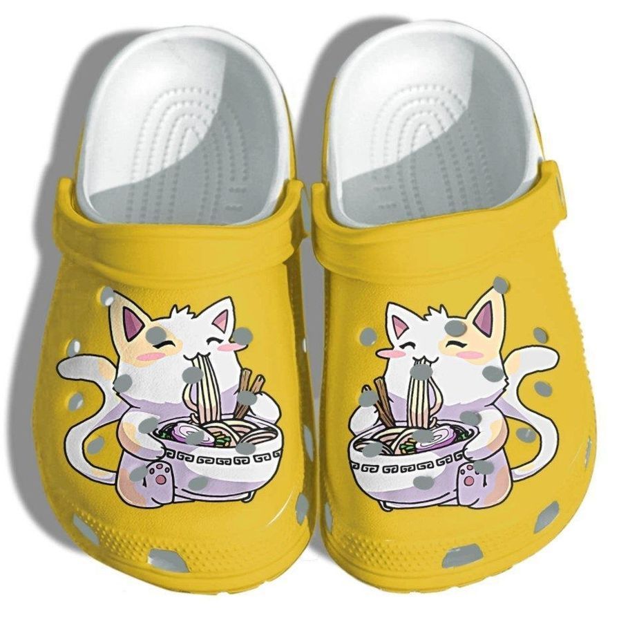 Cute Anime Cat Crocs Clog Shoes