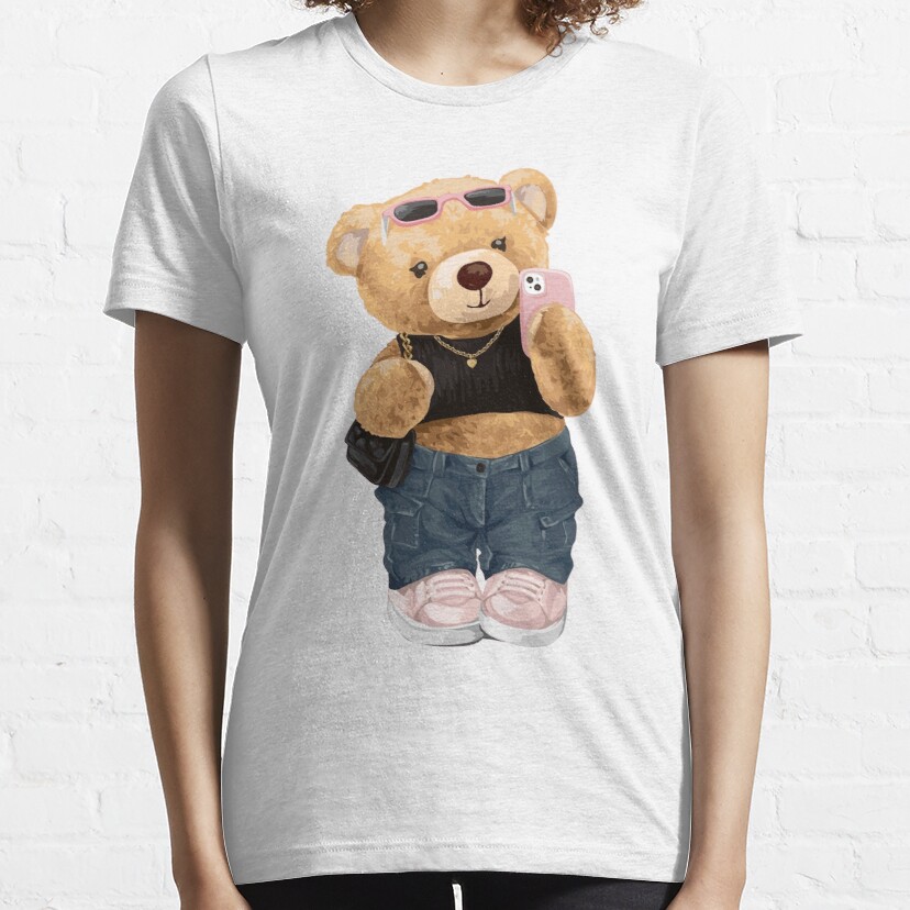 Cute Bear Swag Girl Essential T-Shirt