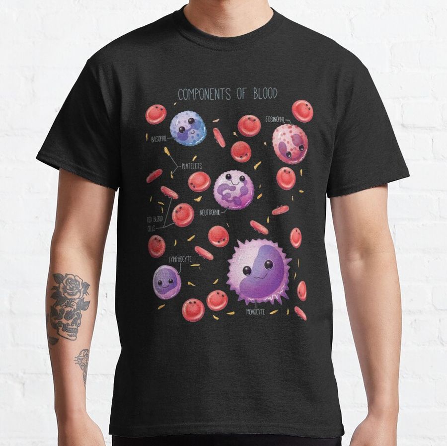 Cute Funny Cells Classic T-Shirt