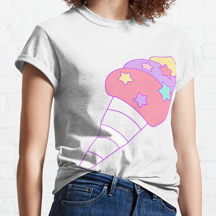 Cute ice cream cone Classic T-Shirt