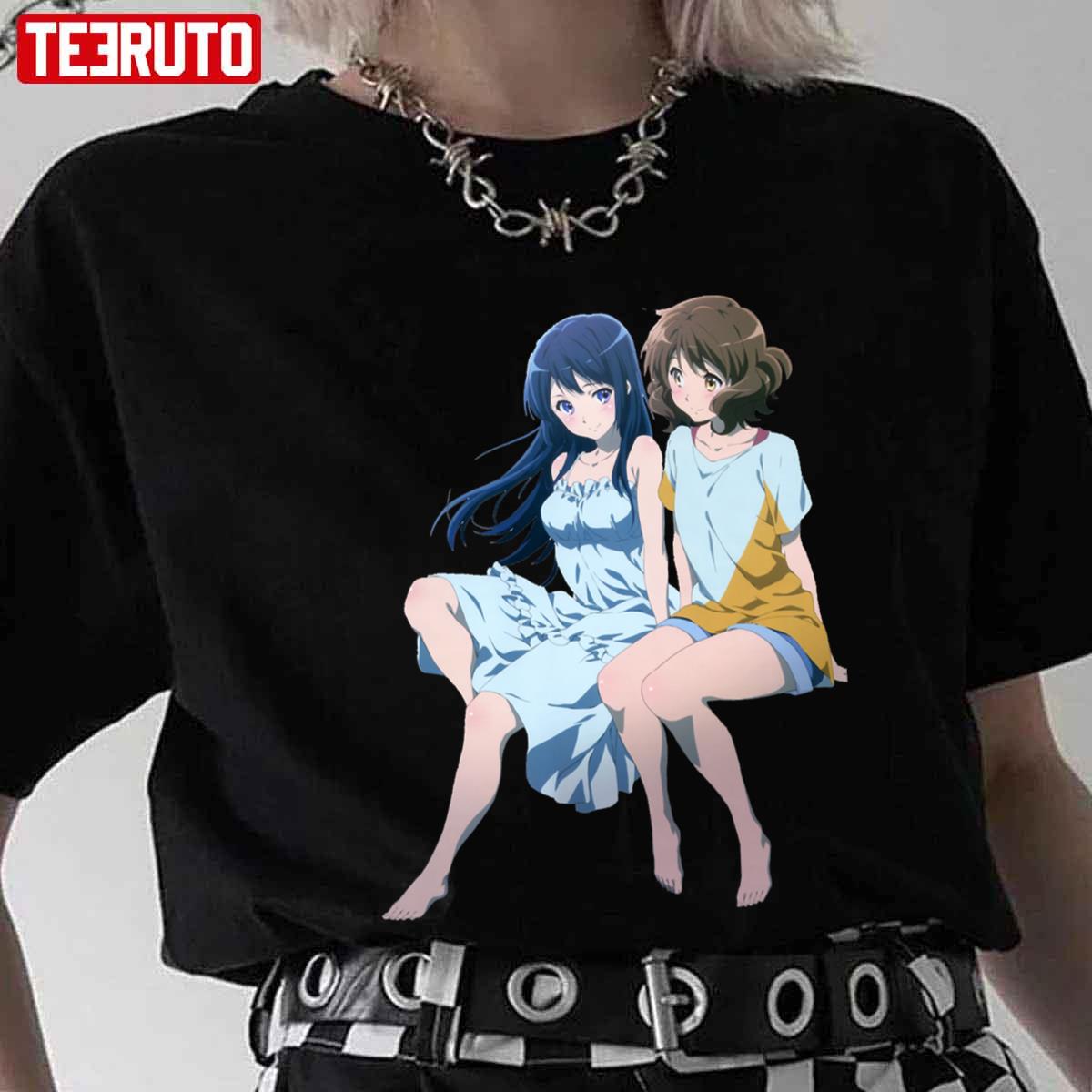 Cute Kumiko And Reina Sound Euphonium Anime Manga Unisex T-Shirt