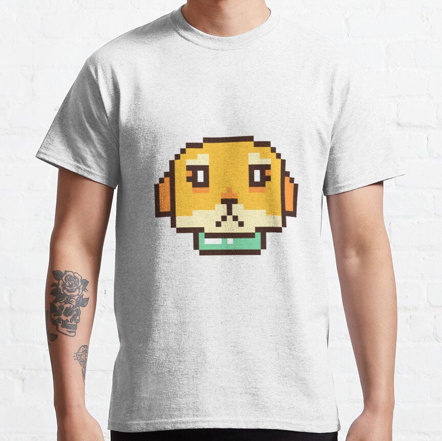 Cute little pixel lion cub Classic T-Shirt
