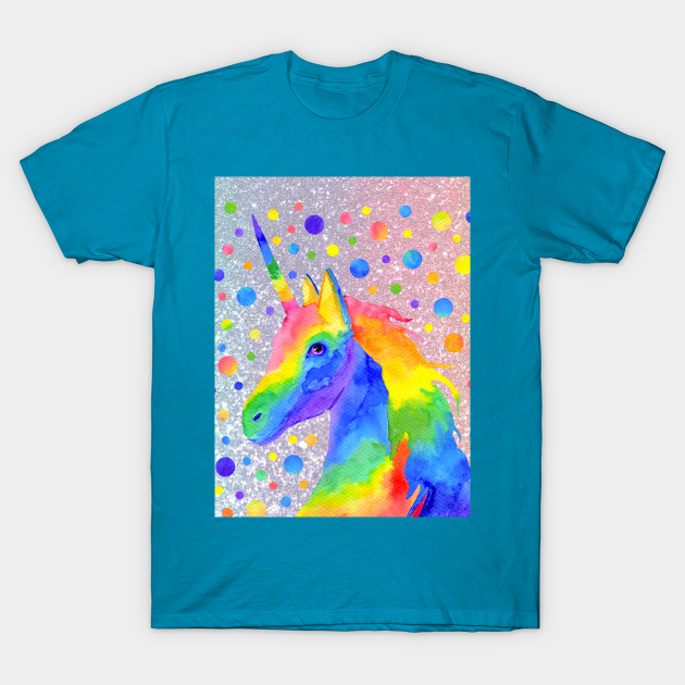 Cute Rainbow Unicorn, Rainbows and Unicorns, Unicorn Cartoon T-shirt, Hoodie, SweatShirt, Long Sleeve