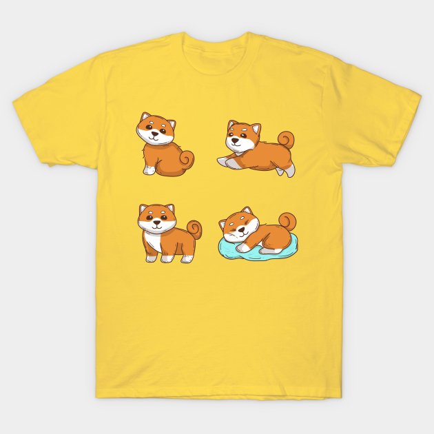 Cute Shiba Emoticon T-shirt, Hoodie, SweatShirt, Long Sleeve