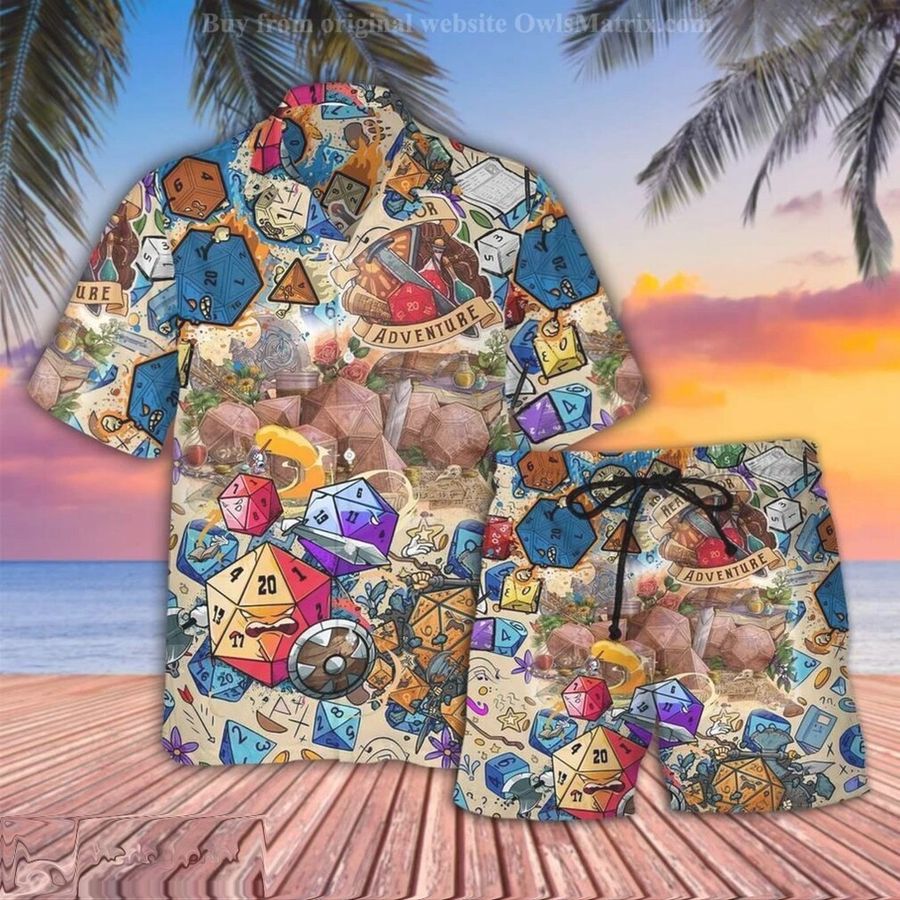 D20 Ready For Adventure Hawaiian Shirt