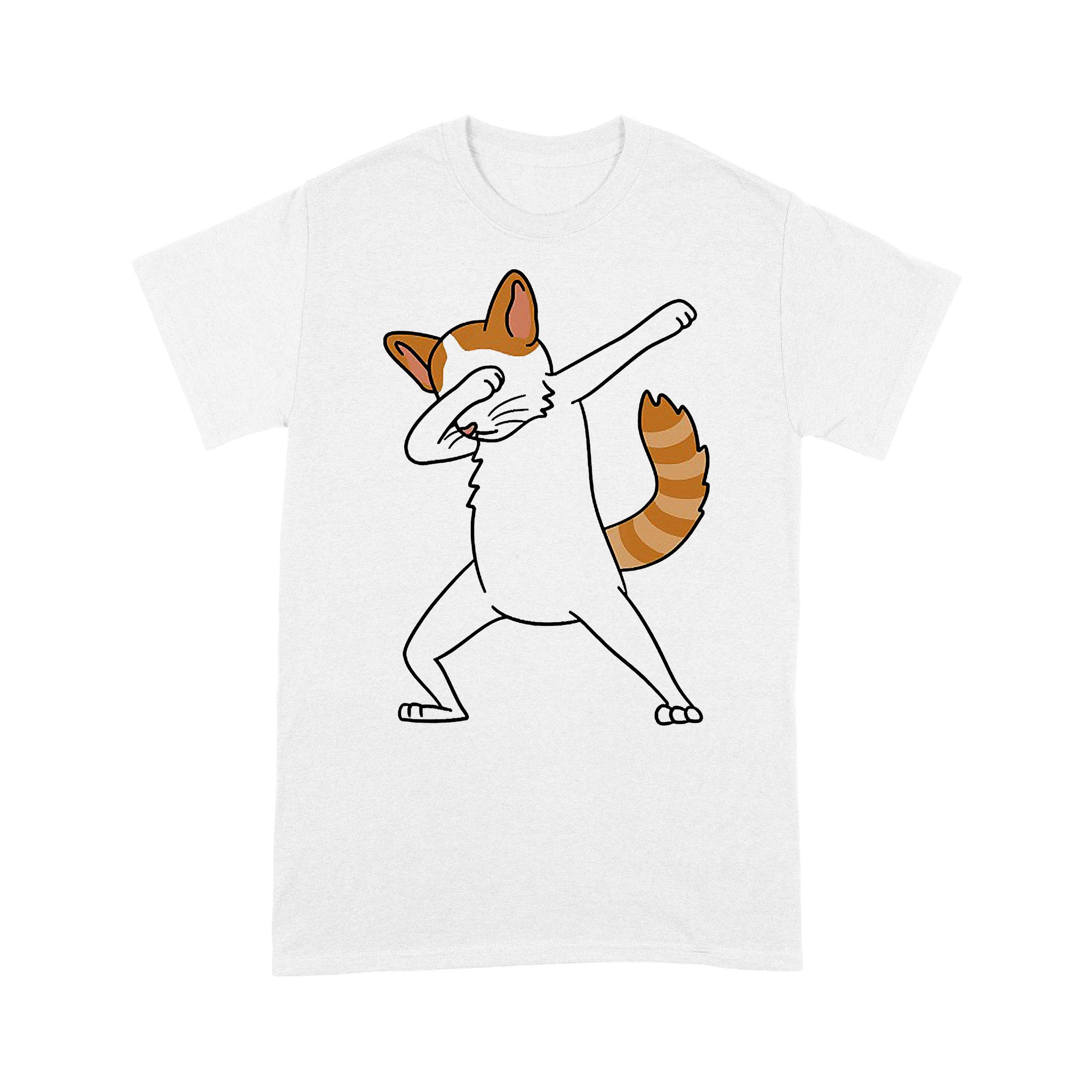 Dabbing Turkish Van Cat Dab Dance Funny Pet Gift T-shirt