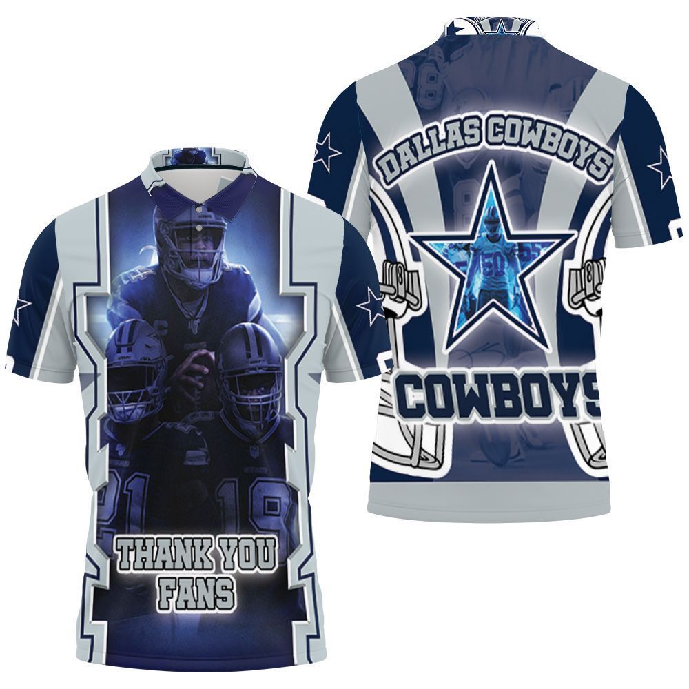 Dallas Cowboy Thank You Fans Nfc East Division Super Bowl 2021 3d Polo Shirt Jersey All Over Print Shirt 3d T-shirt