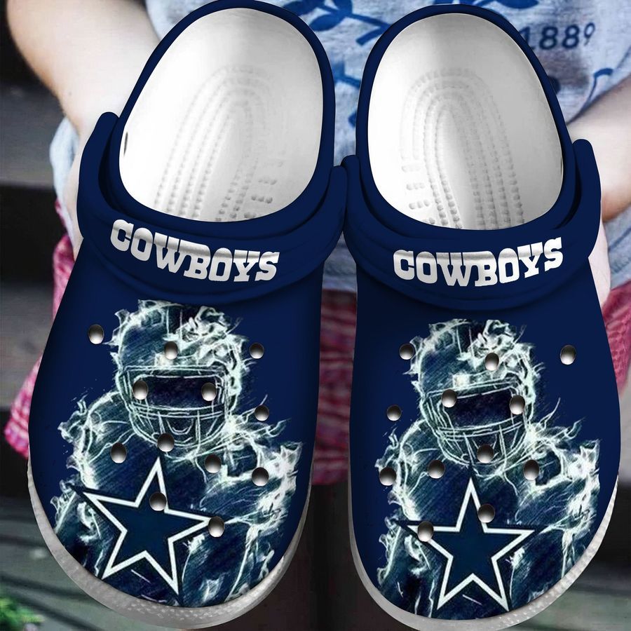 Dallas Cowboys Crocband Crocs Clog Shoes