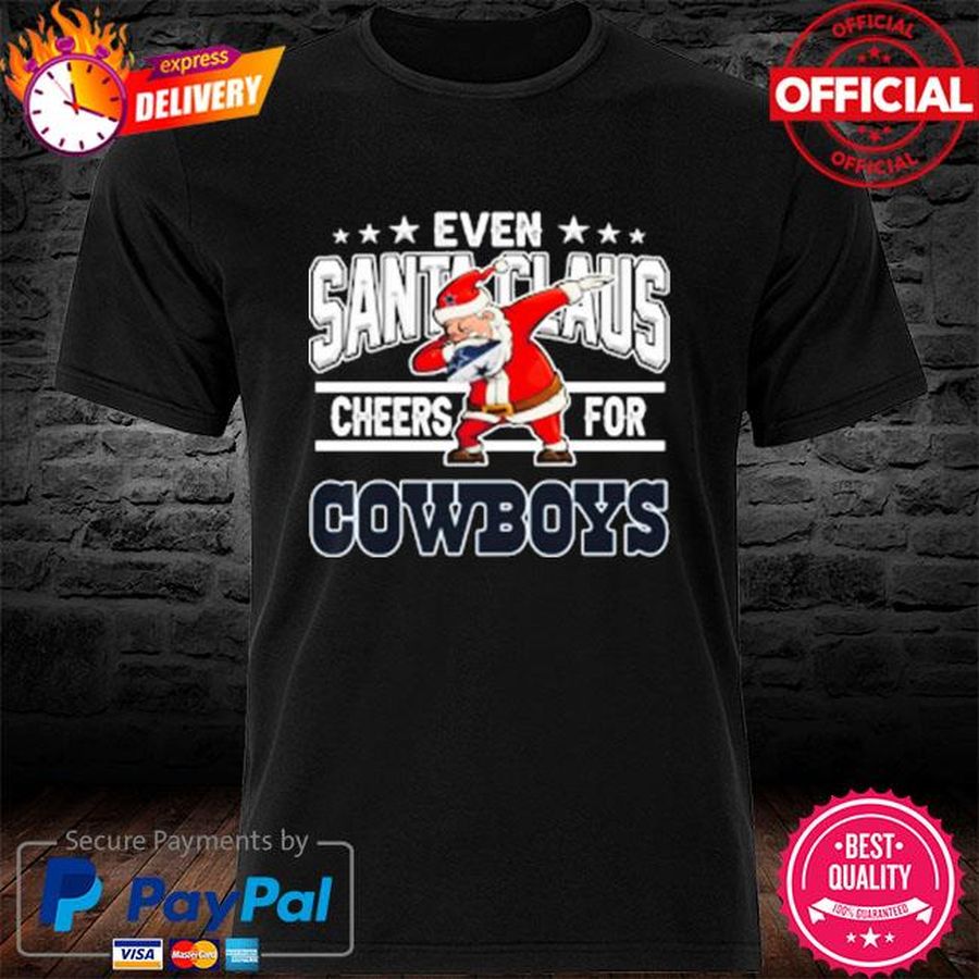 Dallas Cowboys Even Santa Claus Cheers For Christmas NFL Sweater