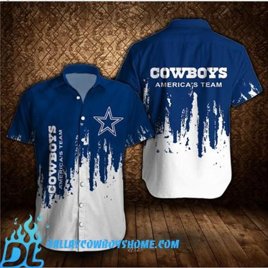 Dallas Cowboys Hawaiian Button Up Shirt 2021