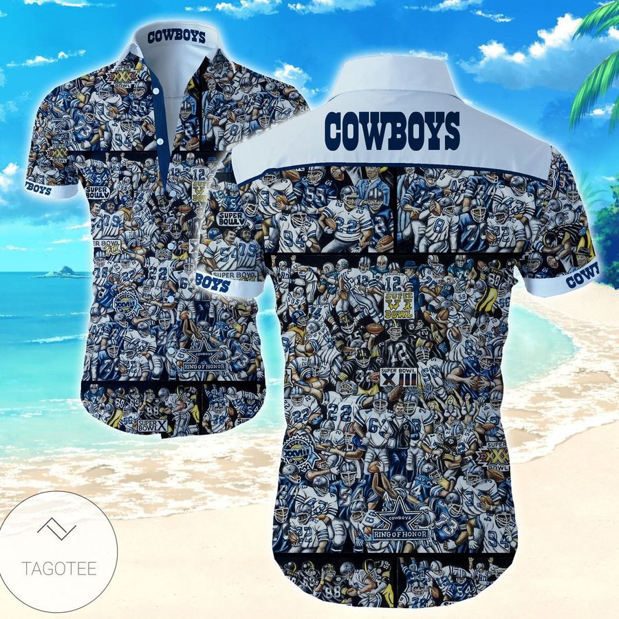 Dallas Cowboys Sport Hawaiian Shirts Funny Aloha Shirts