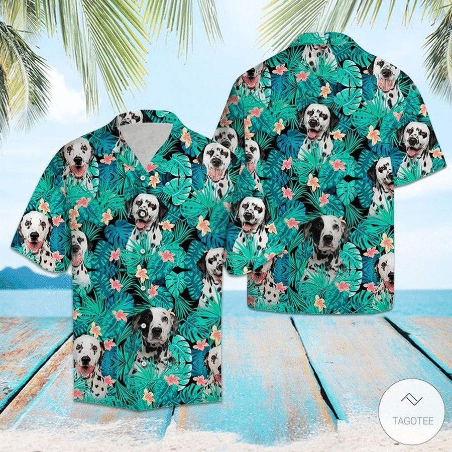 Dalmatian Tropical Hawaiian Shirt