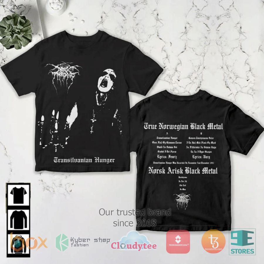 Darkthrone Band Transilvanian Hunger Album 3D T-Shirt – LIMITED EDITION