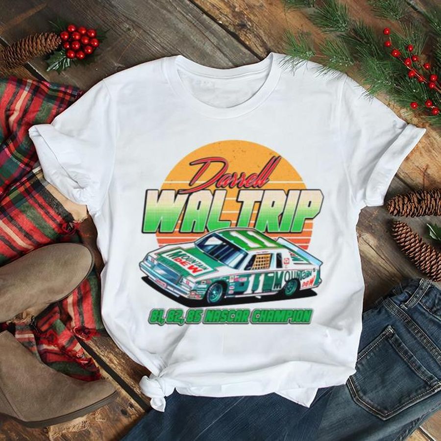 Darrell Waltrip Legend 80s Retro Nascar Car Racing shirt