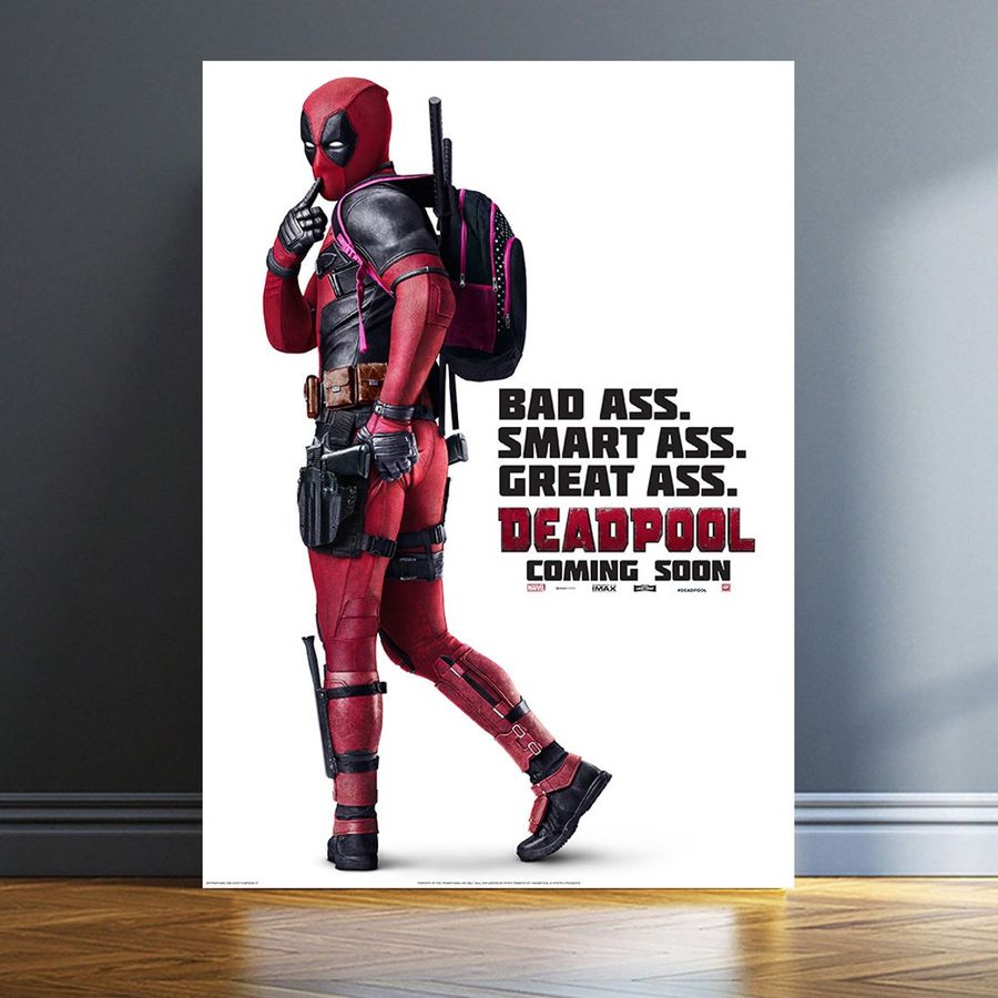 deadpool fans home wall decorate music art canvas poster,no frame