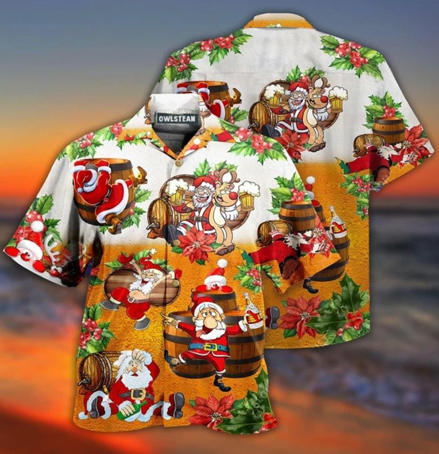 Dear Santa Here Your Beer Short Hawaiin Shirt