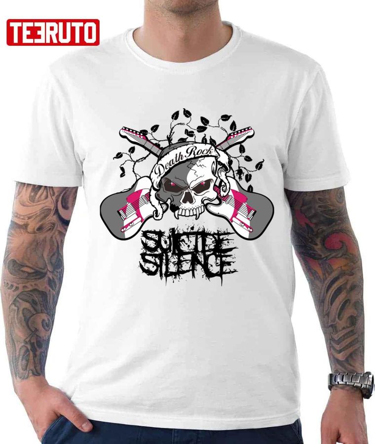 Death Rock Suicide Silence Metal Band Skull Art Unisex T-shirt