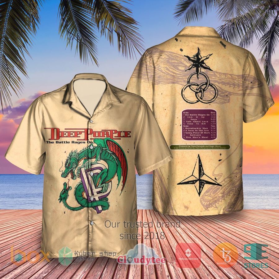 Deep Purple The Battle Rages On Album Hawaiian Shirt – LIMITED EDITION