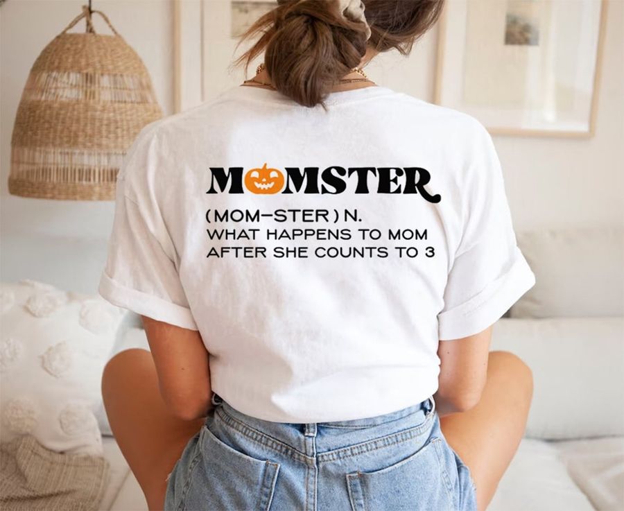 Definition Momster Shirt, Momster Pumpkin Sweatshirt, Tshirt On Halloween, Spooky Season