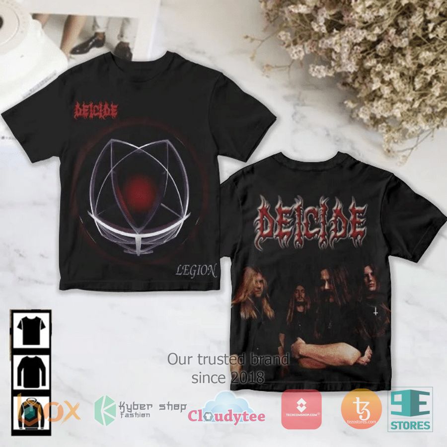 Deicide Band Legion Album 3D T-Shirt – LIMITED EDITION