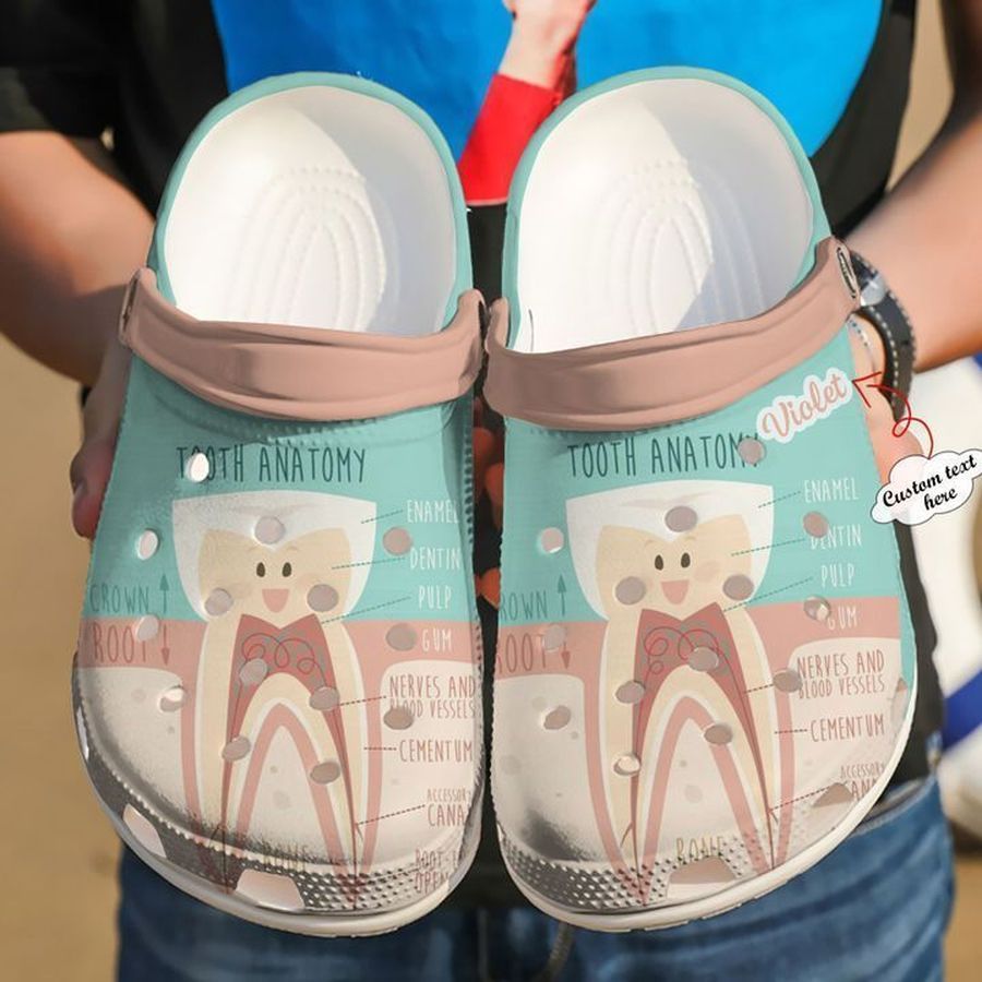 Dentist Personalized Tooth Anatomy Sku 797 Crocs Clog Shoes