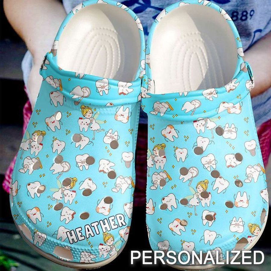 Dentist Personalized Tooth Fairy Crocs Crocband Clog Evg5221