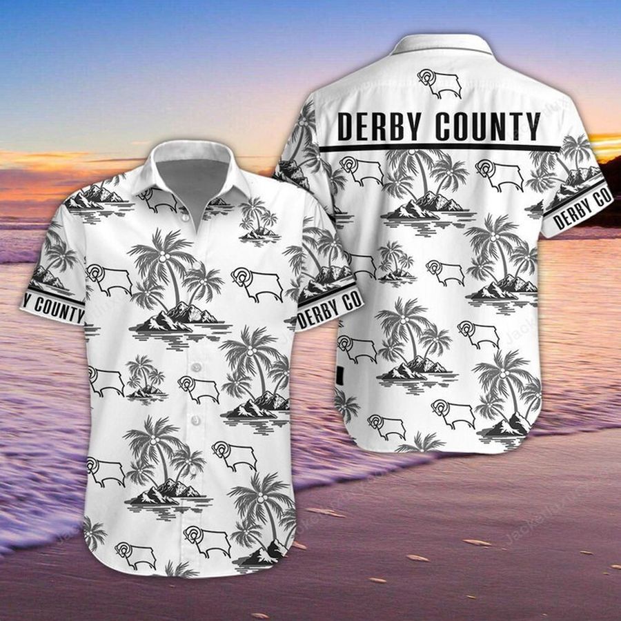 Derby County FC Aloha Hawaiian Shirt Beach Short – Hothot