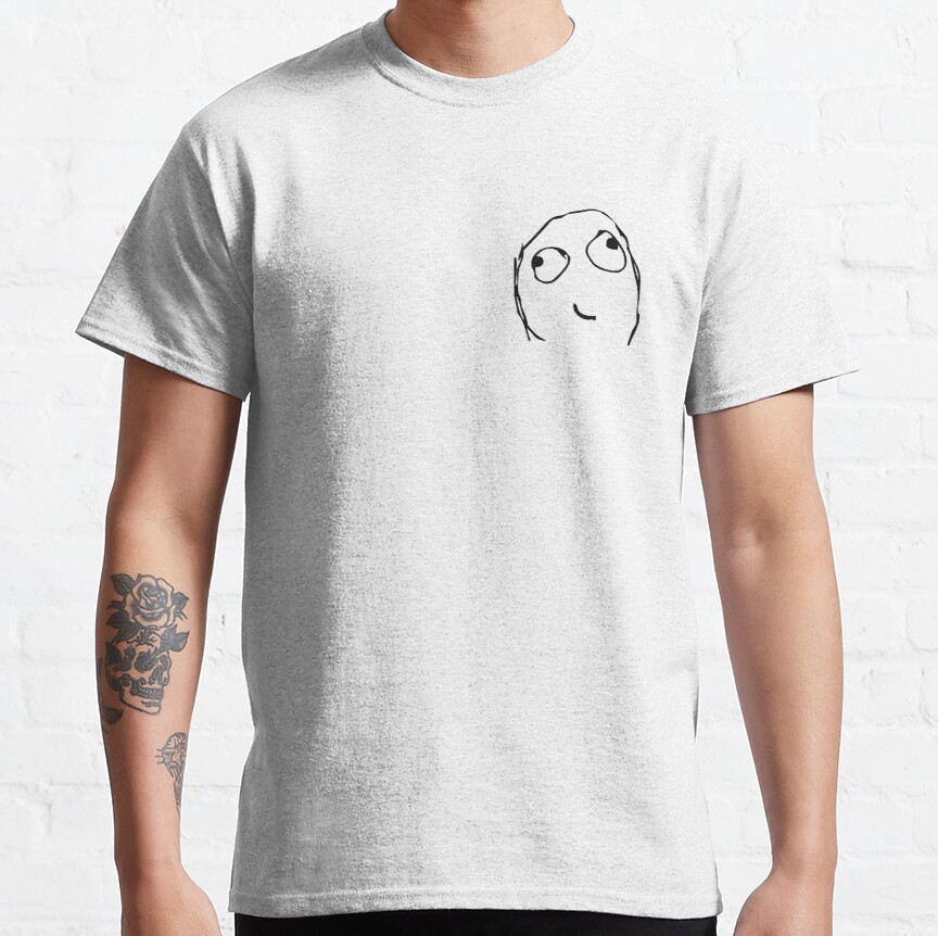 Derp face meme Classic T-Shirt
