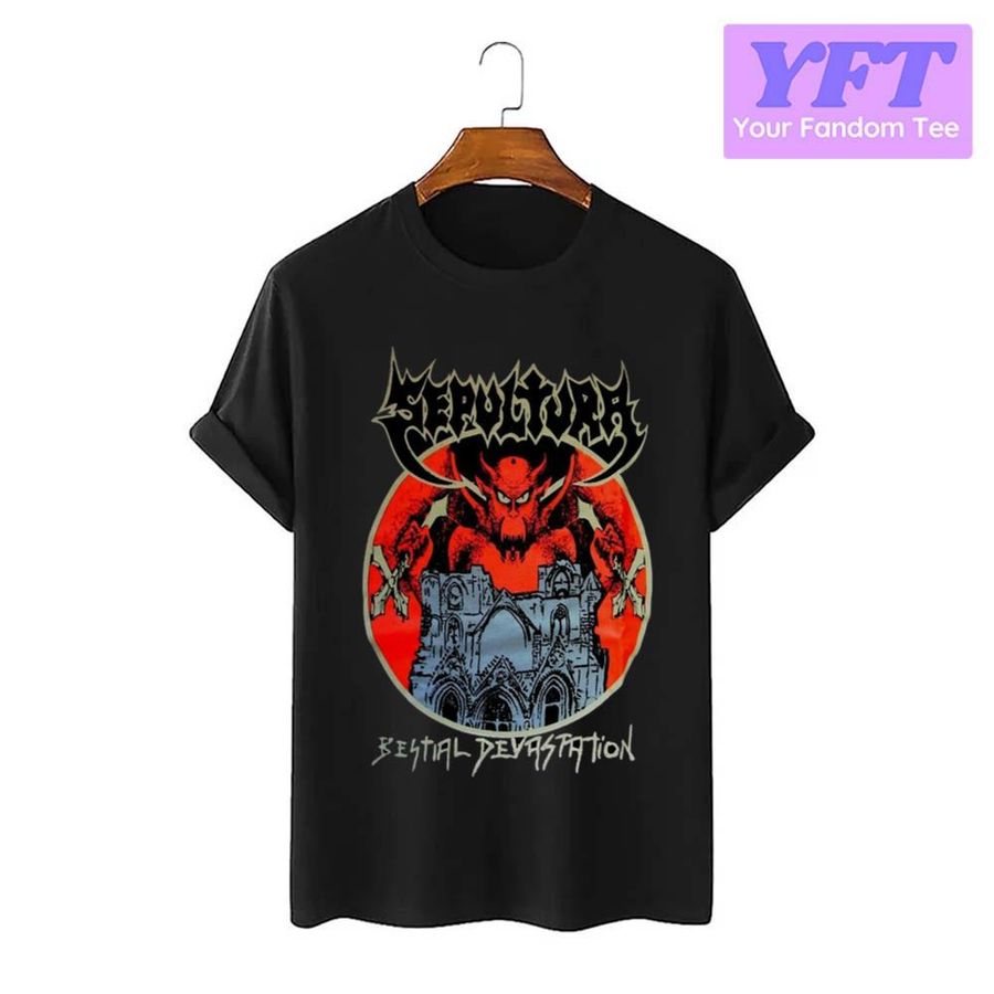 Design Of Sepultura Lamb Of God Retro 80s 90s Rock Band Unisex T-Shirt