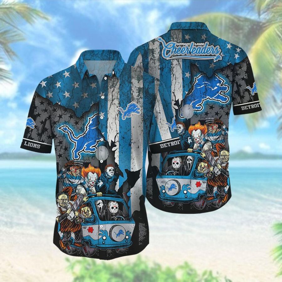 Detroit Lions Hawaiian Shirts Style Hot Trending