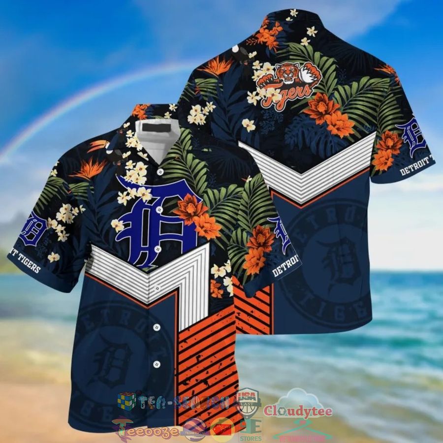 Detroit Tigers MLB Tropical Hawaiian Shirt And Shorts – Saleoff