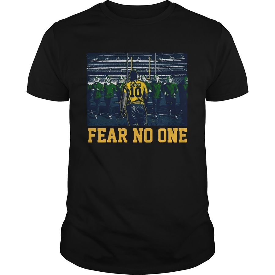 Devin Bush 10 Fear No One Shirt, Sports T Shirt Design