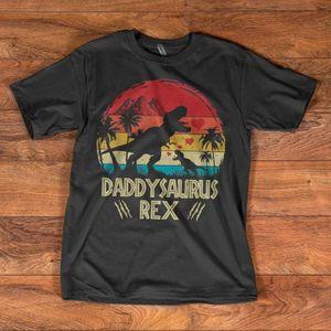 Dinosaur Daddysaurus Rex Vintage T Shirt S-6XL Mens And Women Clothing