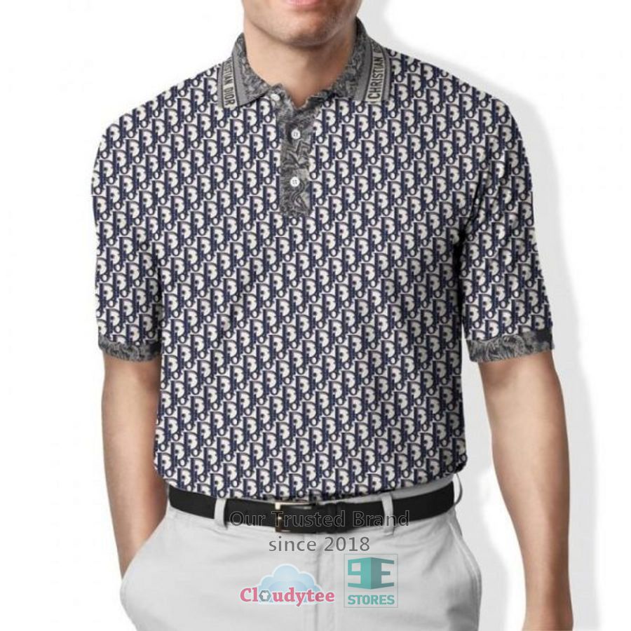 Dior pattern Polo Shirt -LIMITED EDITION