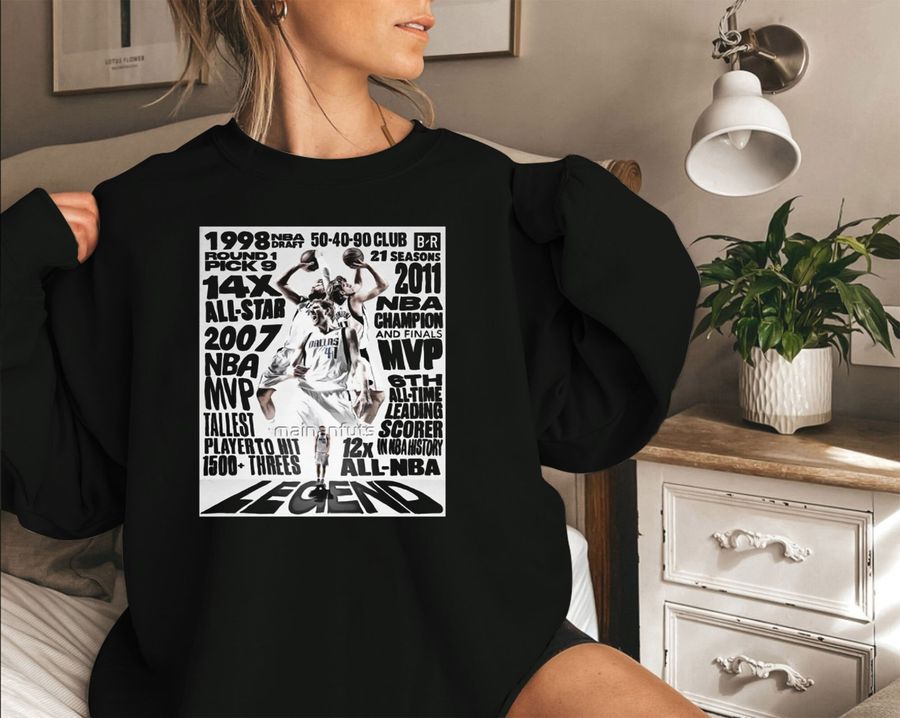 Dirk Nowitzki Dallas Mavericks Legend Sweatshirt