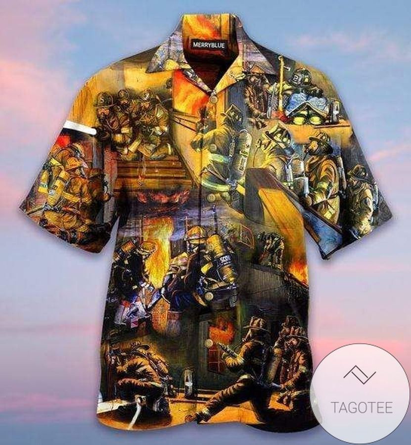 Discover Cool Firefighter Because Superhero Isnt An Official Job Title Unisex Hawaiian Aloha Shirts