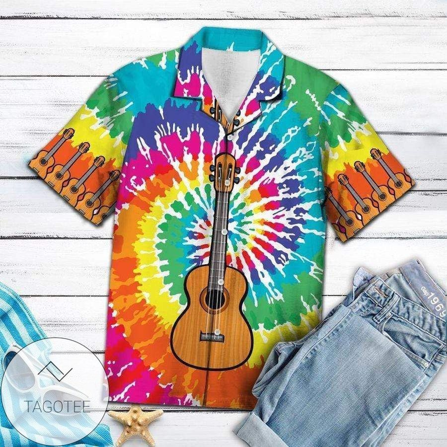 Discover Cool Hawaiian Aloha Shirts Guitar Tie Dye