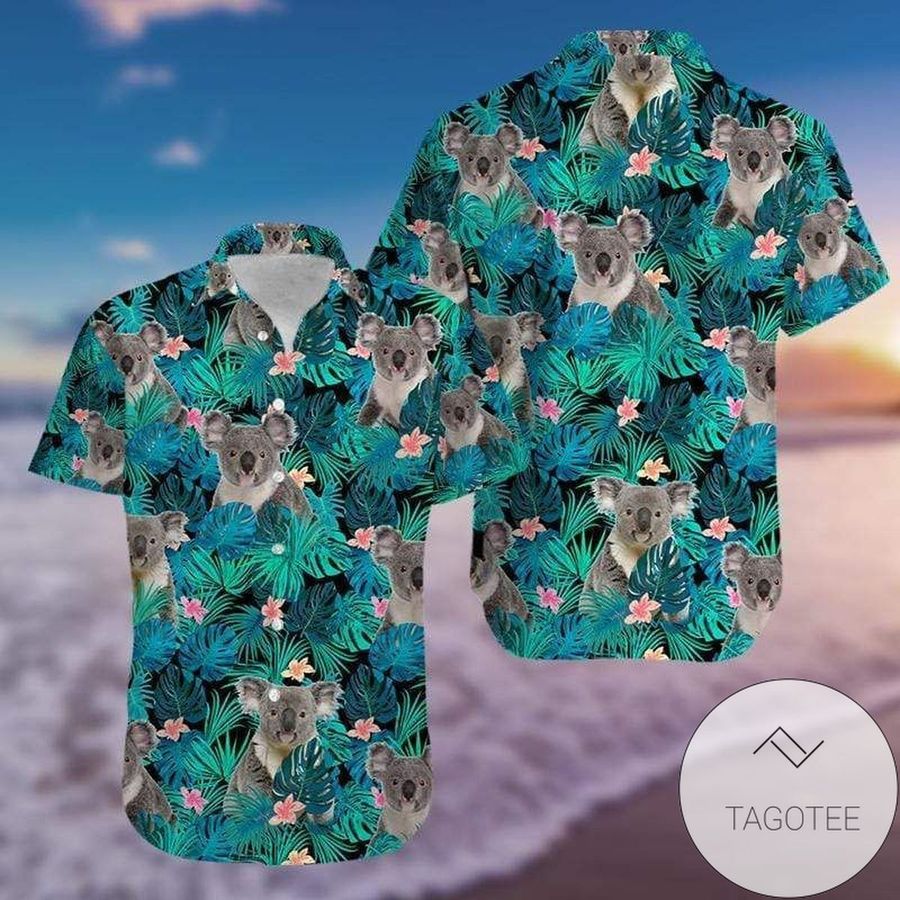 Discover Cool Koala Tropical Full Authentic Hawaiian Shirt 2022s H