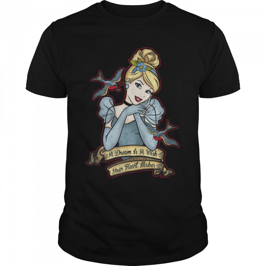 Disney Cinderella A Dream Is A Wish Your Heart Makes T-Shirt B07QSMM5T9