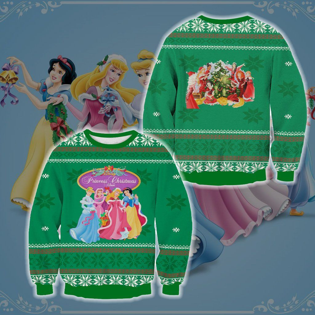 Disney Princess For Unisex Ugly Christmas Sweater All Over Print