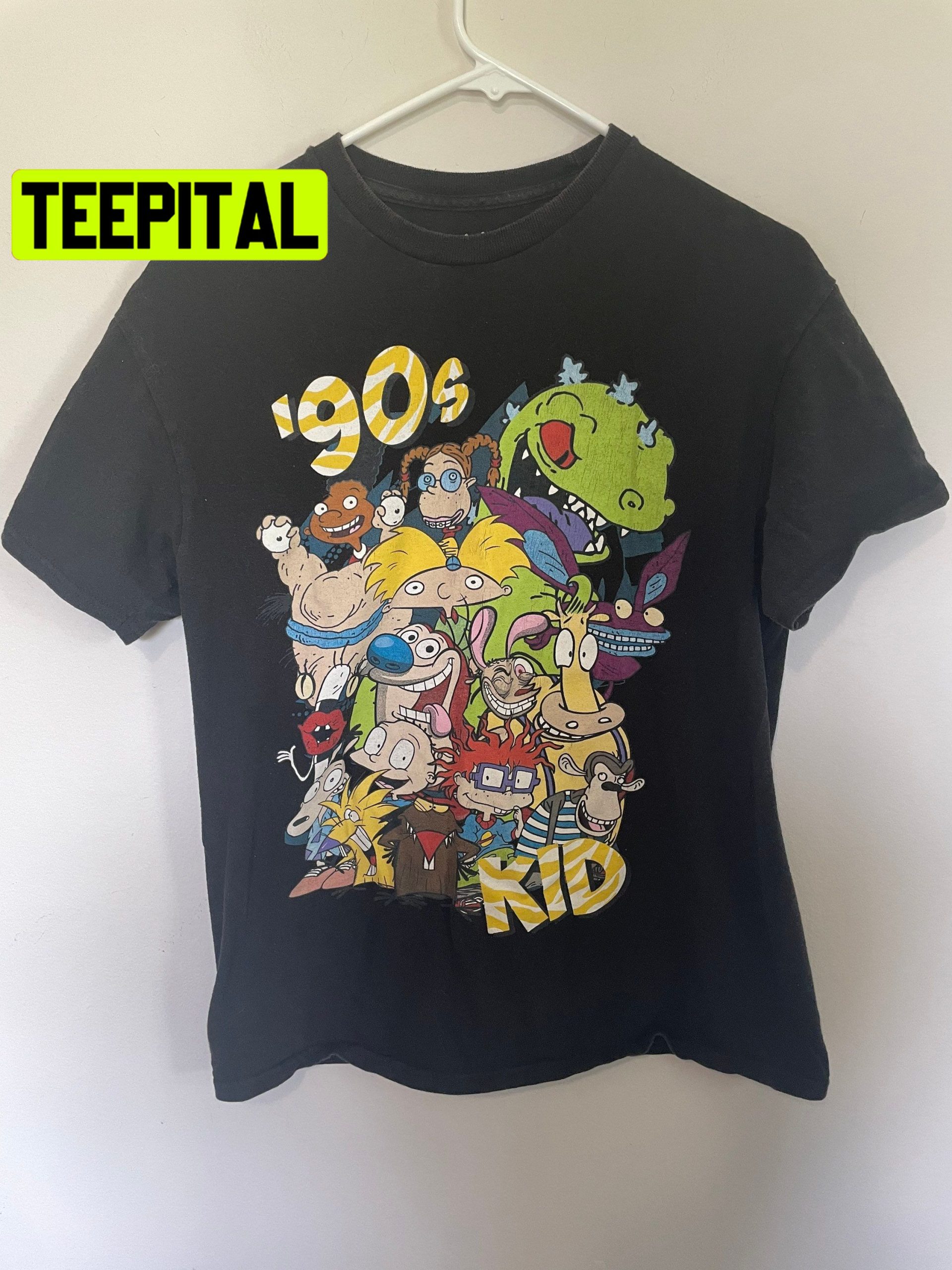 Distressedworn Nickelodeon Cartoons 90s Trending Unisex T-Shirt