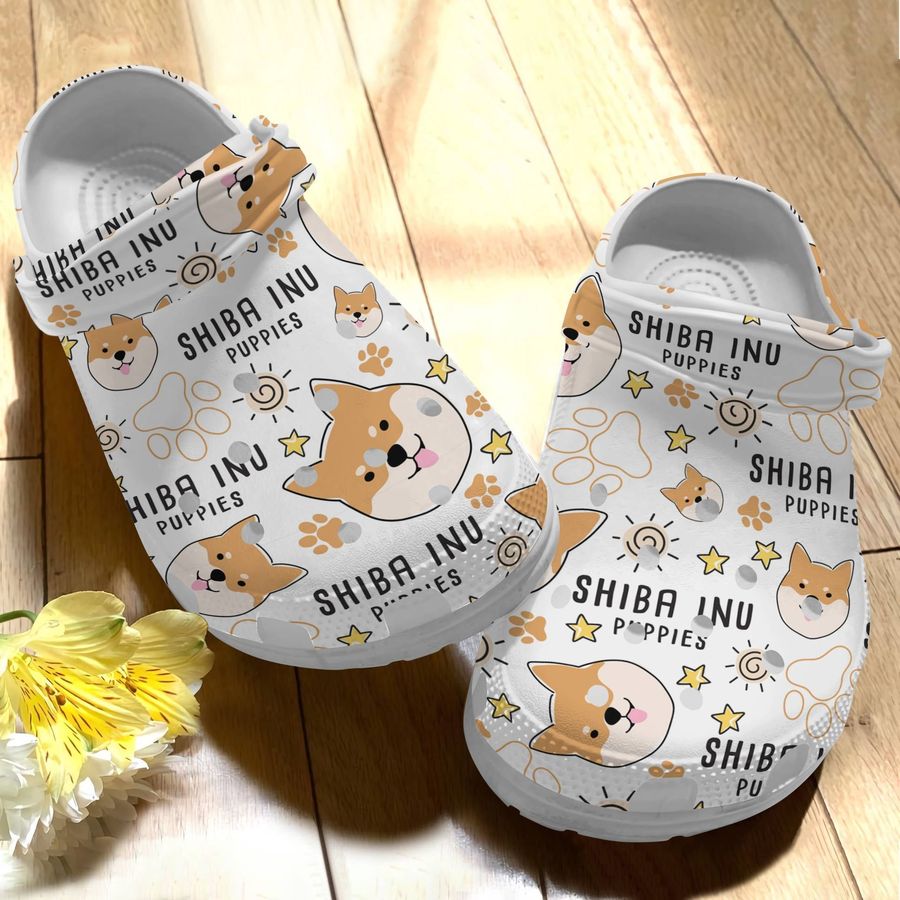 Dog Clog Shiba Inu V4 Crocs Crocband Clog