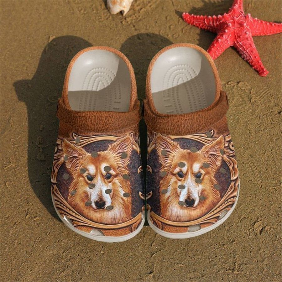 Dog Cute Corgi Sku 861 Crocs Clog Shoes